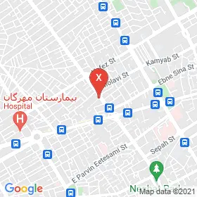 این نقشه، لوکیشن دکتر علی ابراهیمی نژاد متخصص جراحی مغز و اعصاب در شهر کرمان است. در اینجا آماده پذیرایی، ویزیت، معاینه و ارایه خدمات به شما بیماران گرامی هستند.